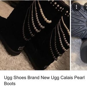 UGG Calais Pearl Boots (Gently Worn)
